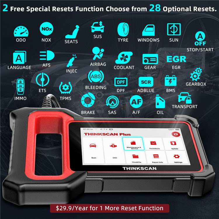 Car Diagnostic Scanner for ABS, SRS, and ECM