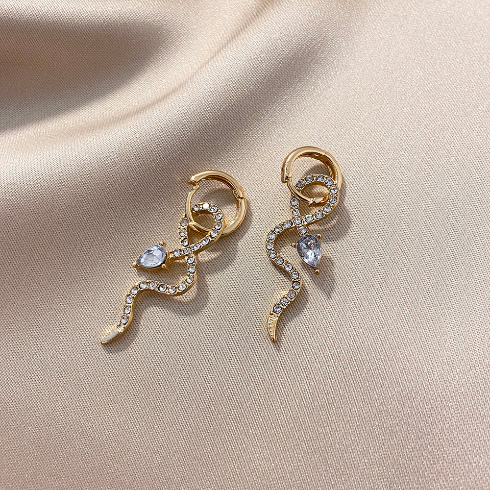 European And American Style Snake Earrings